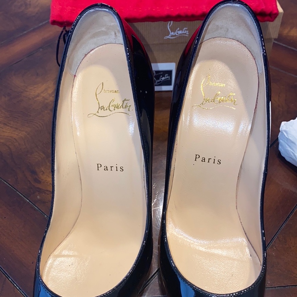 Christian Louboutin Pigalle 120 Patent Calf BK01 size 39 - Picture 15 of 17